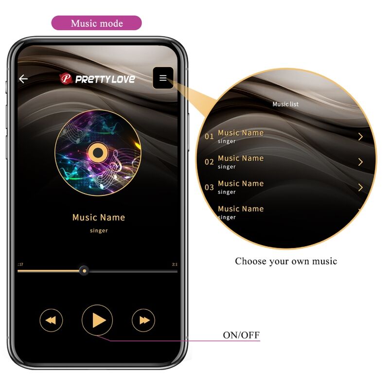 PRETTY LOVE - Jayleen Parvibrator med App
