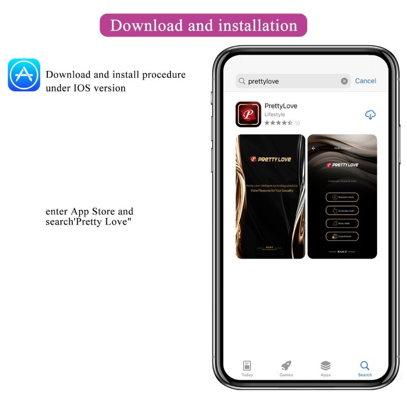 PRETTY LOVE - Catalina App-styrt Vibratoregg