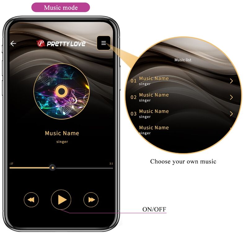 PRETTY LOVE - Catalina App-styrt Vibratoregg