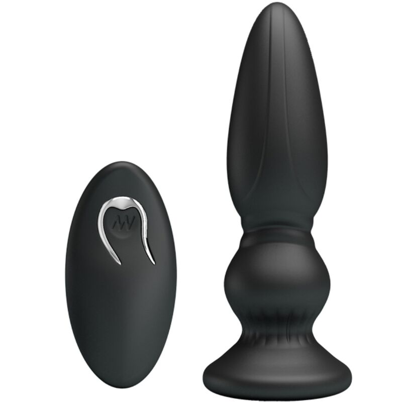 MR PLAY - Kraftig Vibrerende Analplugg med Fjernkontroll