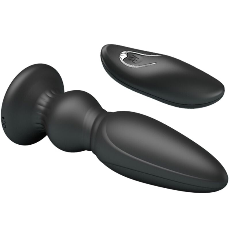 MR PLAY - Kraftig Vibrerende Analplugg med Fjernkontroll