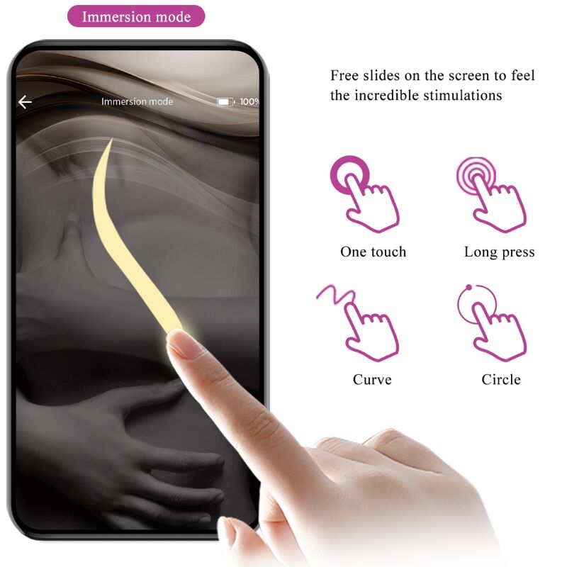 PRETTY LOVE - Elvira App-styrte Vibrerende Knipekuler