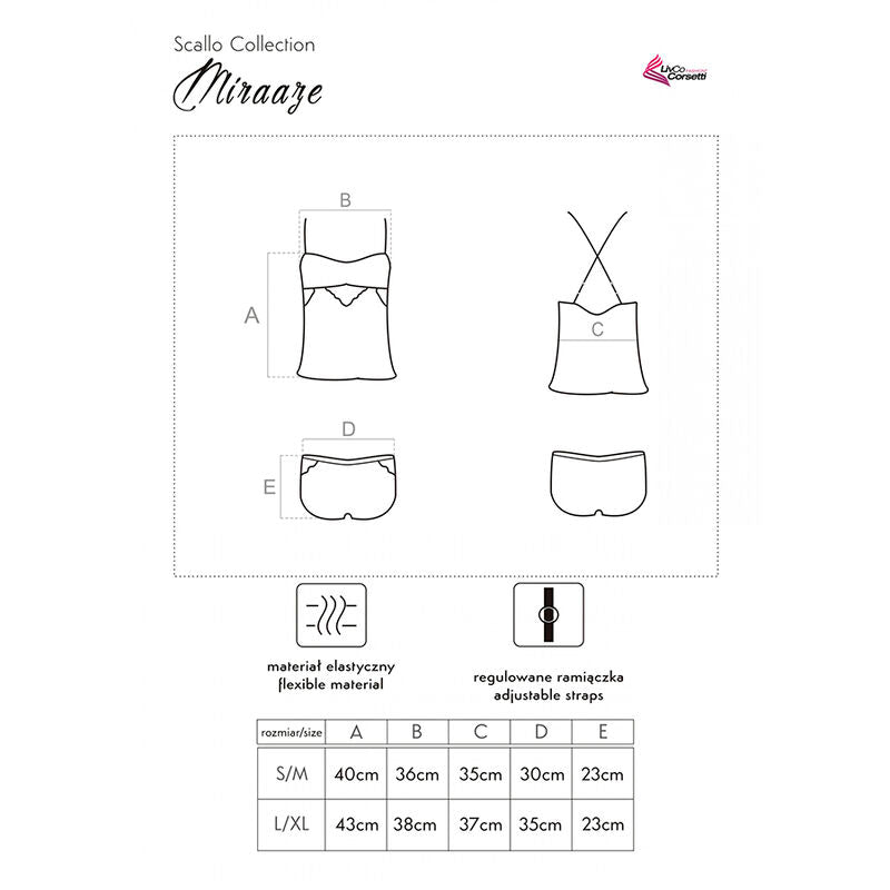 LIVCO CORSETTI FASHION - Miraaze Skjorte + shorts