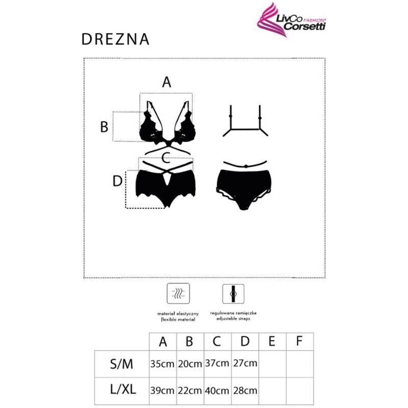 LIVCO CORSETTI FASHION - Drezna BH og Truse