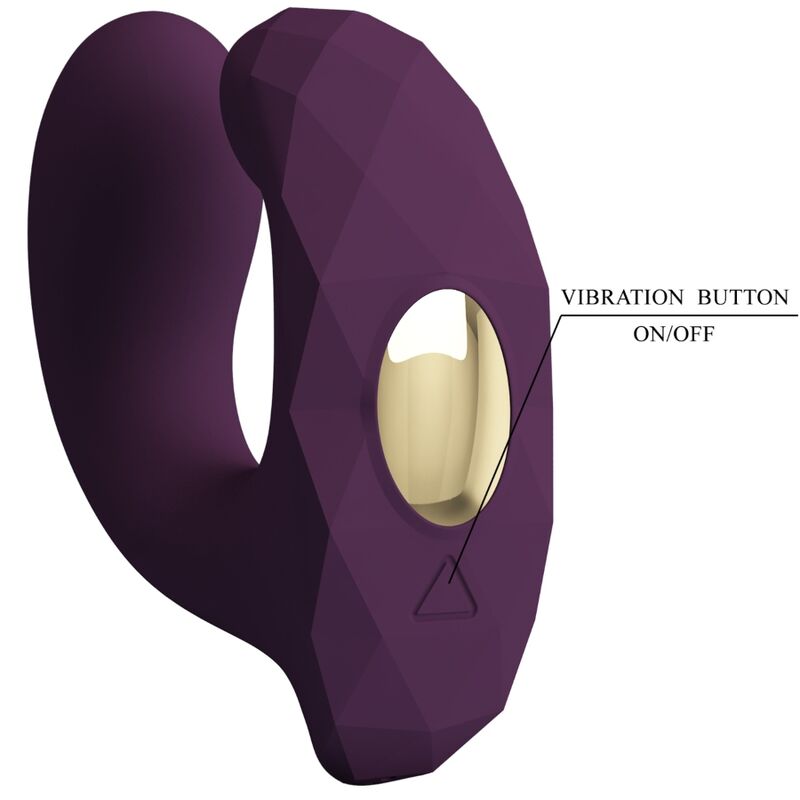 PRETTY LOVE - Billy Parvibrator med fjernkontroll Lilla (gratis app)