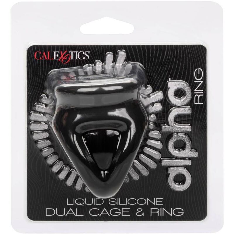 CALEXOTICS - Alpha Dobbel penisring med bur