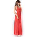 CHILIROSE - Lang Babydoll med String Rød
