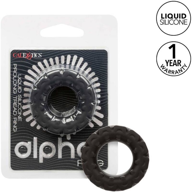 CALEXOTICS - Alpha Fleksibel Penisring Sort
