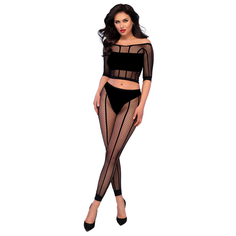 CHILIROSE - Topp og Leggings Sort