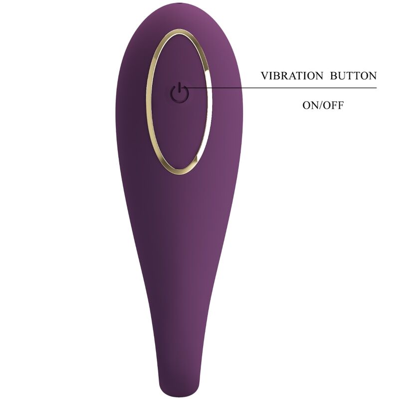 PRETTY LOVE - August Fjernstyrt parvibrator Double Pleasure