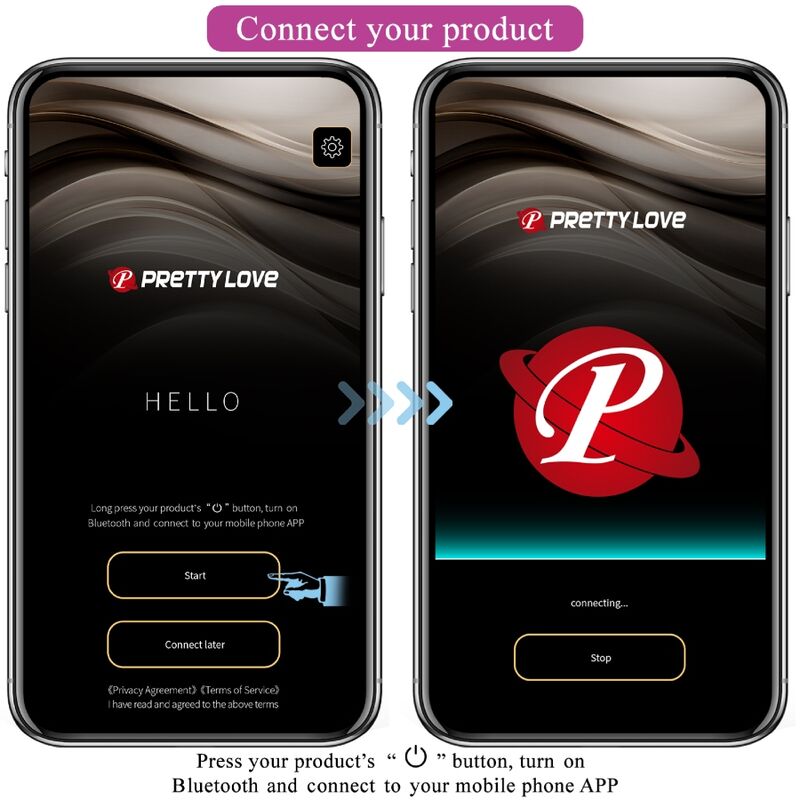 PRETTY LOVE - August Fjernstyrt parvibrator Double Pleasure