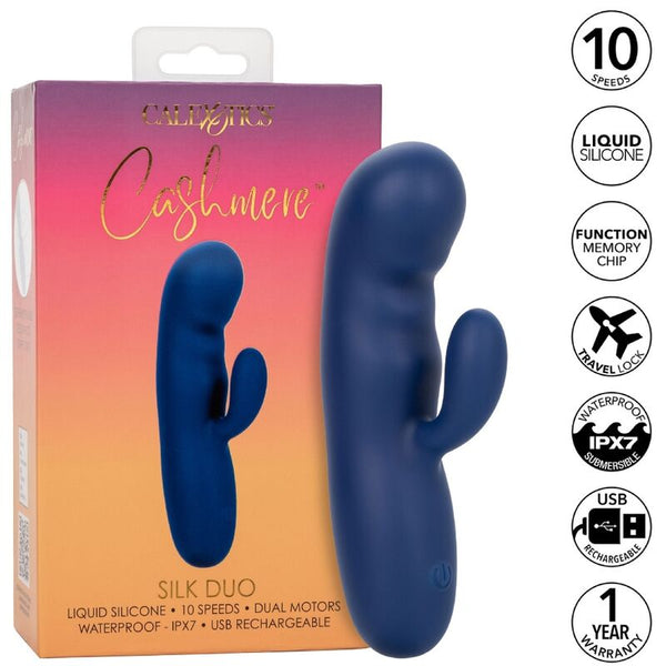 CALEXOTICS - Cashmere Silk Duo Dobbelmotor G-punktsvibrator