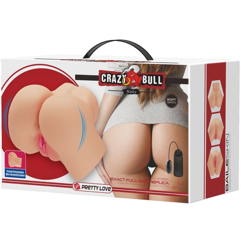 CRAZY BULL - Hailey Vibrerende masturbator Vagina & Anus