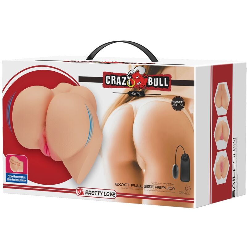 CRAZY BULL - Emilia Vibrerende masturbator Vagina & Anus