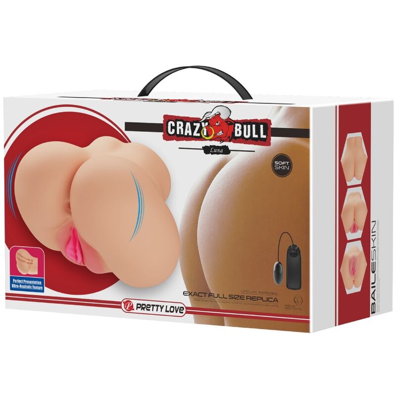 CRAZY BULL - Luna Vibrerende masturbator Vagina & Anus
