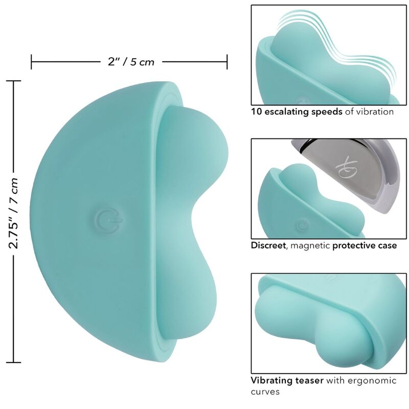 CALEXOTICS - Ovation Applause Klitorisstimulator Aquagrønn