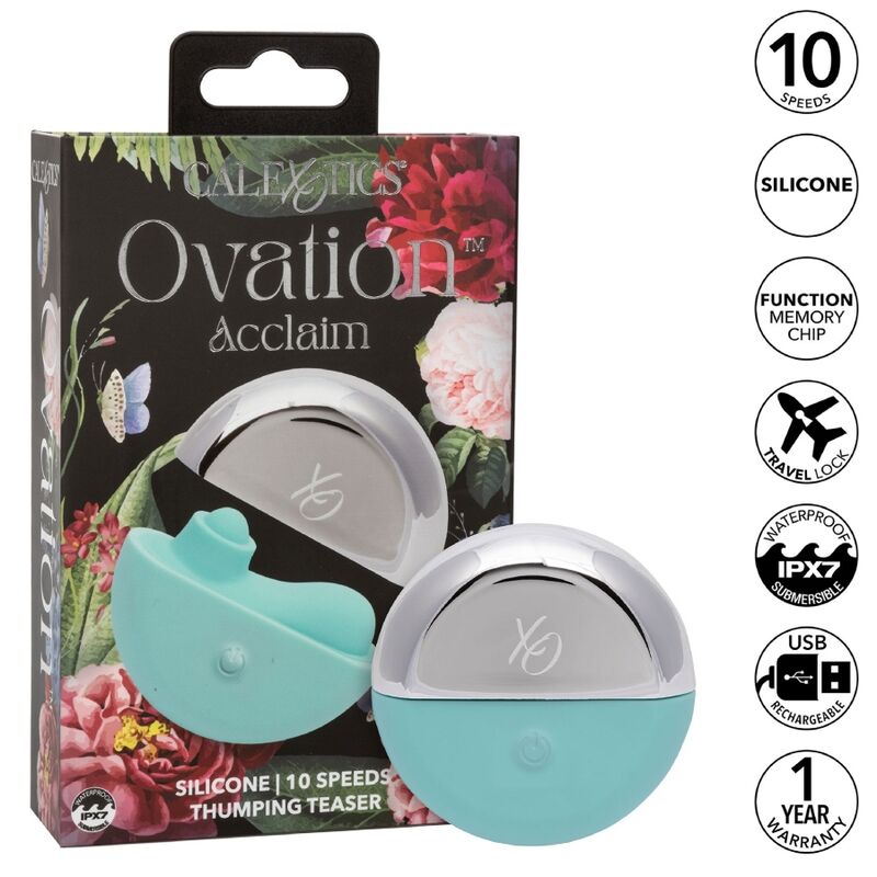 CALEXOTICS - Ovation Acclaim Klitorisstimulator Aquagrønn