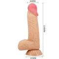 PRETTY LOVE - Sliding Skin Realistisk Dildo med Sugekopp 20,6 cm