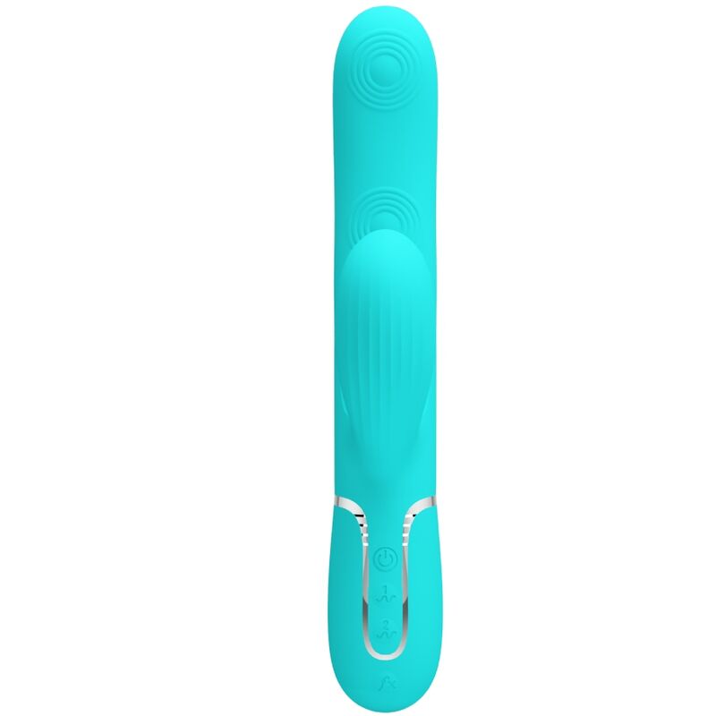 PRETTY LOVE - Perlita 3-i-1 G-punktsvibrator Akvagrønn