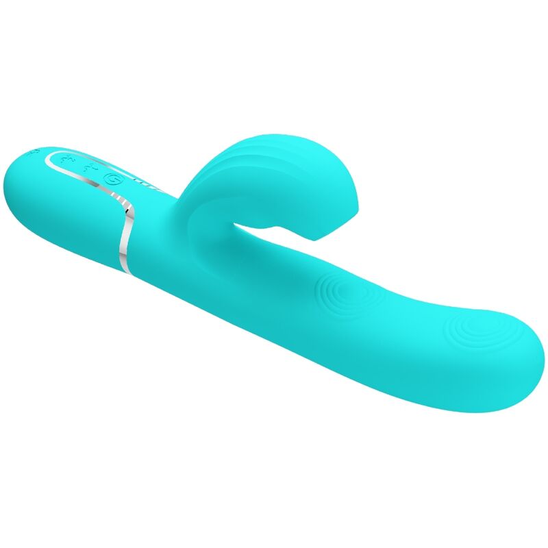 PRETTY LOVE - Perlita 3-i-1 G-punktsvibrator Akvagrønn