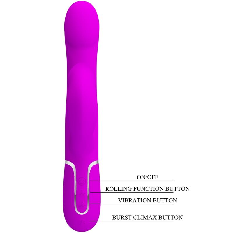 PRETTY LOVE - Rabbitvibrator med kuler