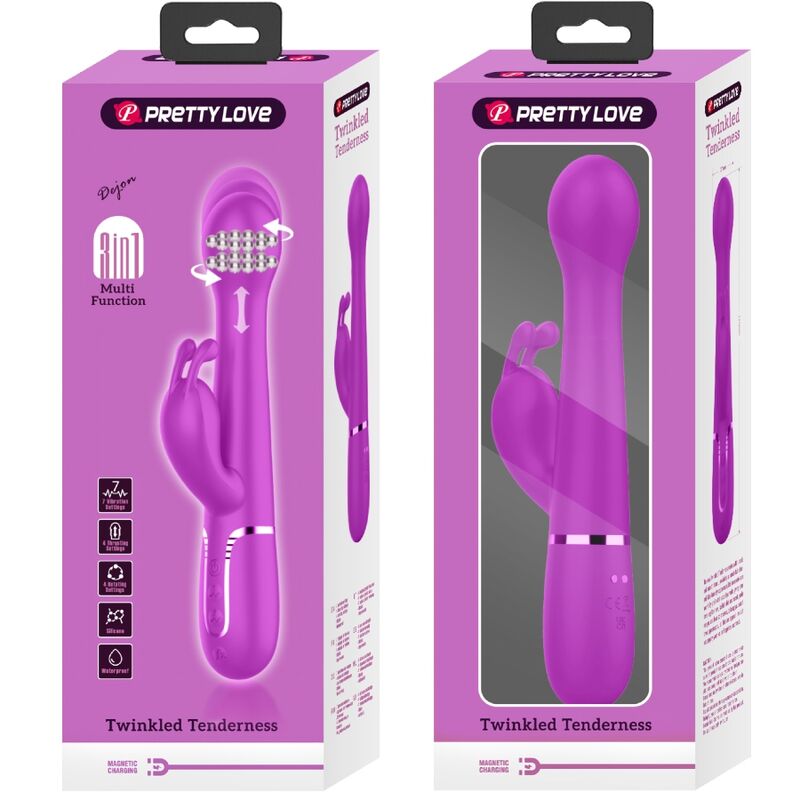 PRETTY LOVE - Dejon 3-i-1 Rabbitvibrator