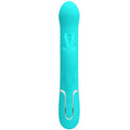 PRETTY LOVE - Coale Rabbitvibrator med kuler Akvagrønn