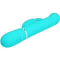 PRETTY LOVE - Coale Rabbitvibrator med kuler Akvagrønn