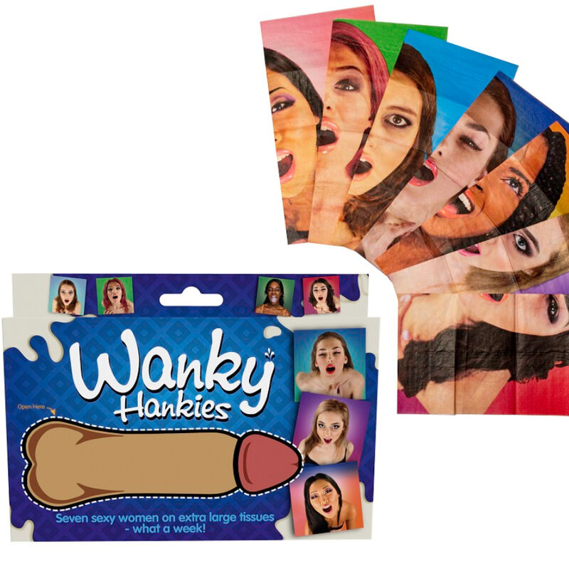 SPENCER & FLEETWOOD - Wanky Hankies 7 ekstra store lommetørklær til dame