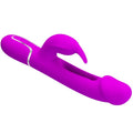 PRETTY LOVE - Kampas Rabbitvibrator 3-i-1 med tunge
