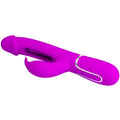 PRETTY LOVE - Kampas Rabbitvibrator 3-i-1 med tunge