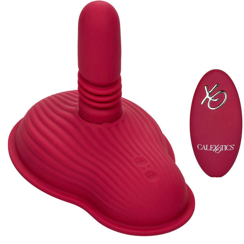 CALEXOTICS - Dual Rider Ride-on Vibrator med Støt og Fjernkontroll