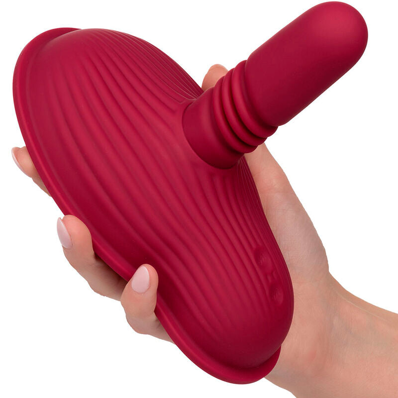 CALEXOTICS - Dual Rider Ride-on Vibrator med Støt og Fjernkontroll