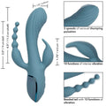 CALEXOTICS - Triple Ecstasy Rabbitvibrator med støt