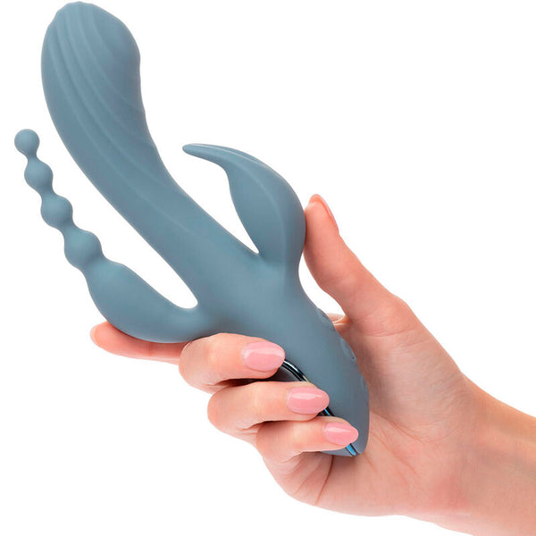 CALEXOTICS - Triple Ecstasy Rabbitvibrator med støt