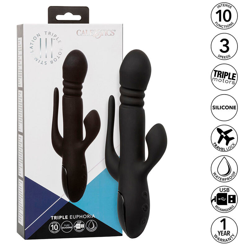 CALEXOTICS - Triple Euphoria Vibrator
