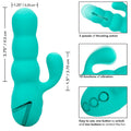 CALEXOTICS - Del Mar Diva Rabbitvibrator Aquagrønn