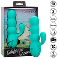 CALEXOTICS - Del Mar Diva Rabbitvibrator Aquagrønn
