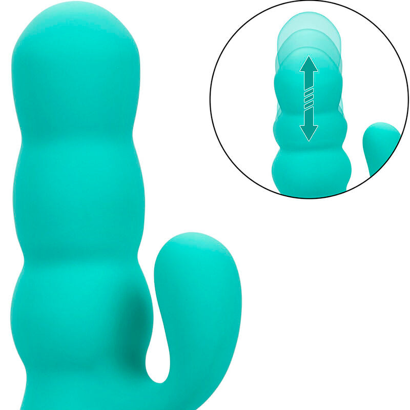 CALEXOTICS - Del Mar Diva Rabbitvibrator Aquagrønn