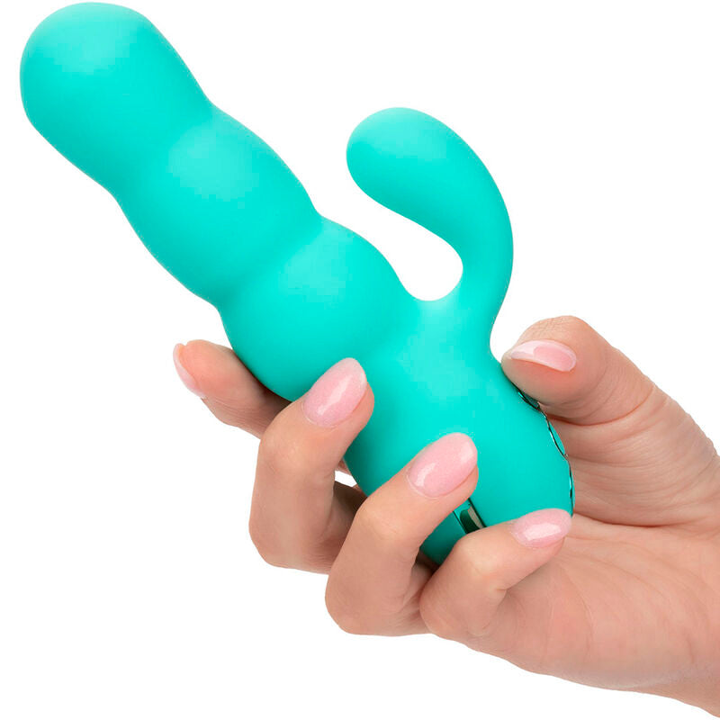 CALEXOTICS - Del Mar Diva Rabbitvibrator Aquagrønn