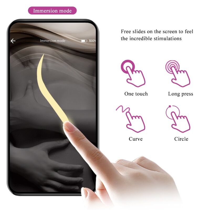 PRETTY LOVE - Nymph Vibratoregg App-styrt Lilla