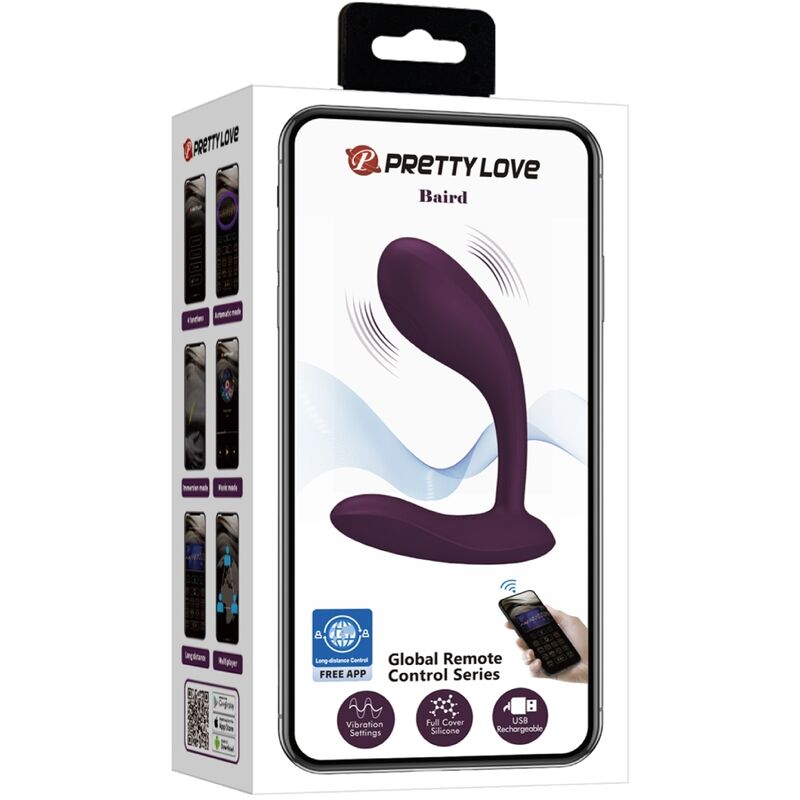 PRETTY LOVE - Baird G-punktsvibrator 12 vibrasjoner App-styrt