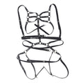 SUBBLIME - Body harness med justerbare stropper i lær
