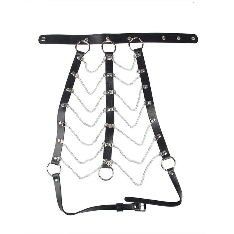 SUBBLIME - Bryst-Harness i Skinnlook med Kjeder