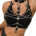 SUBBLIME - Bryst-Harness i Skinnlook med Kjeder