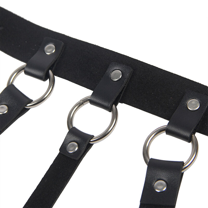 SUBBLIME - Body harness med store ringer og kjeder