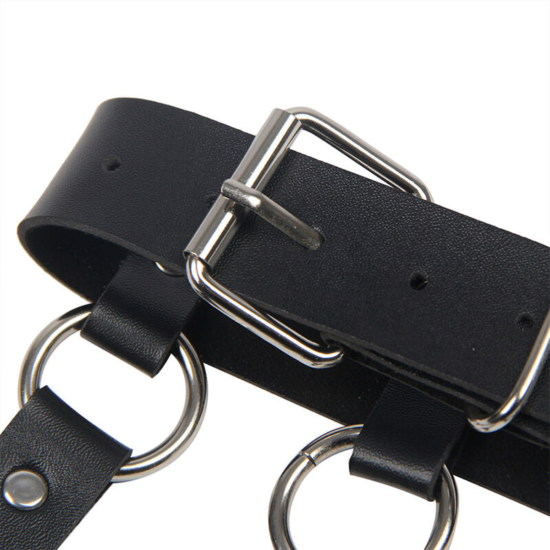 SUBBLIME - Body harness med store ringer og kjeder