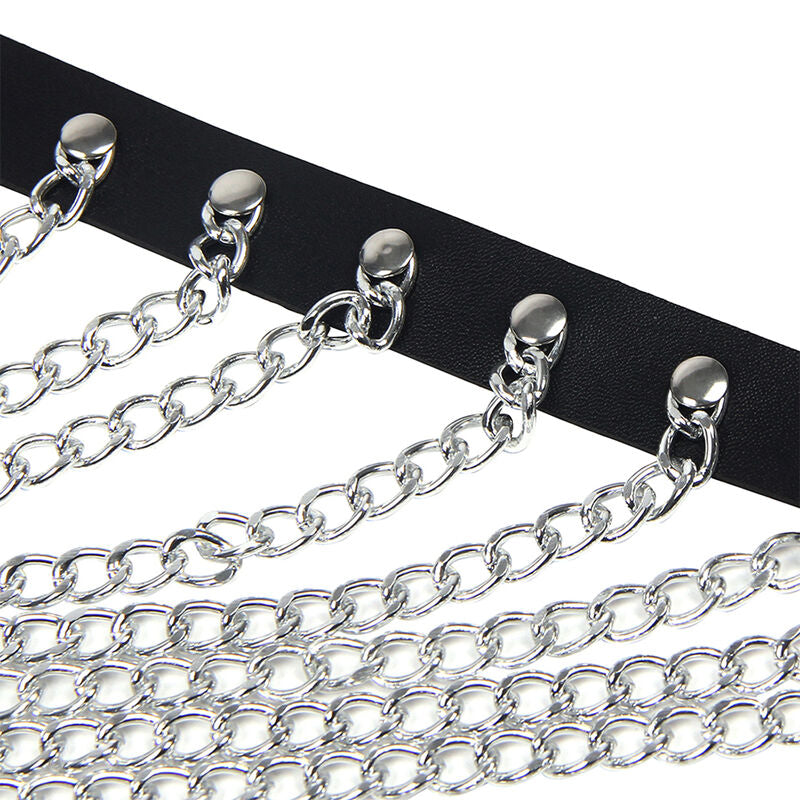 SUBBLIME - Body harness med store ringer og kjeder