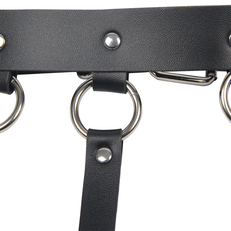 SUBBLIME - Body harness med store ringer og kjeder
