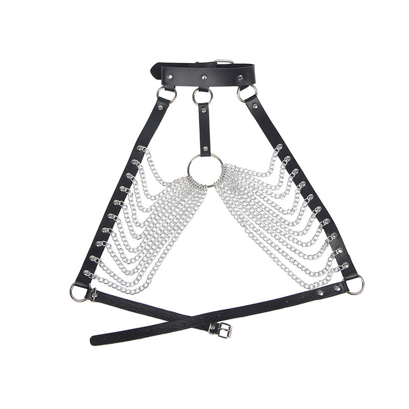 SUBBLIME - Body harness med store ringer og kjeder